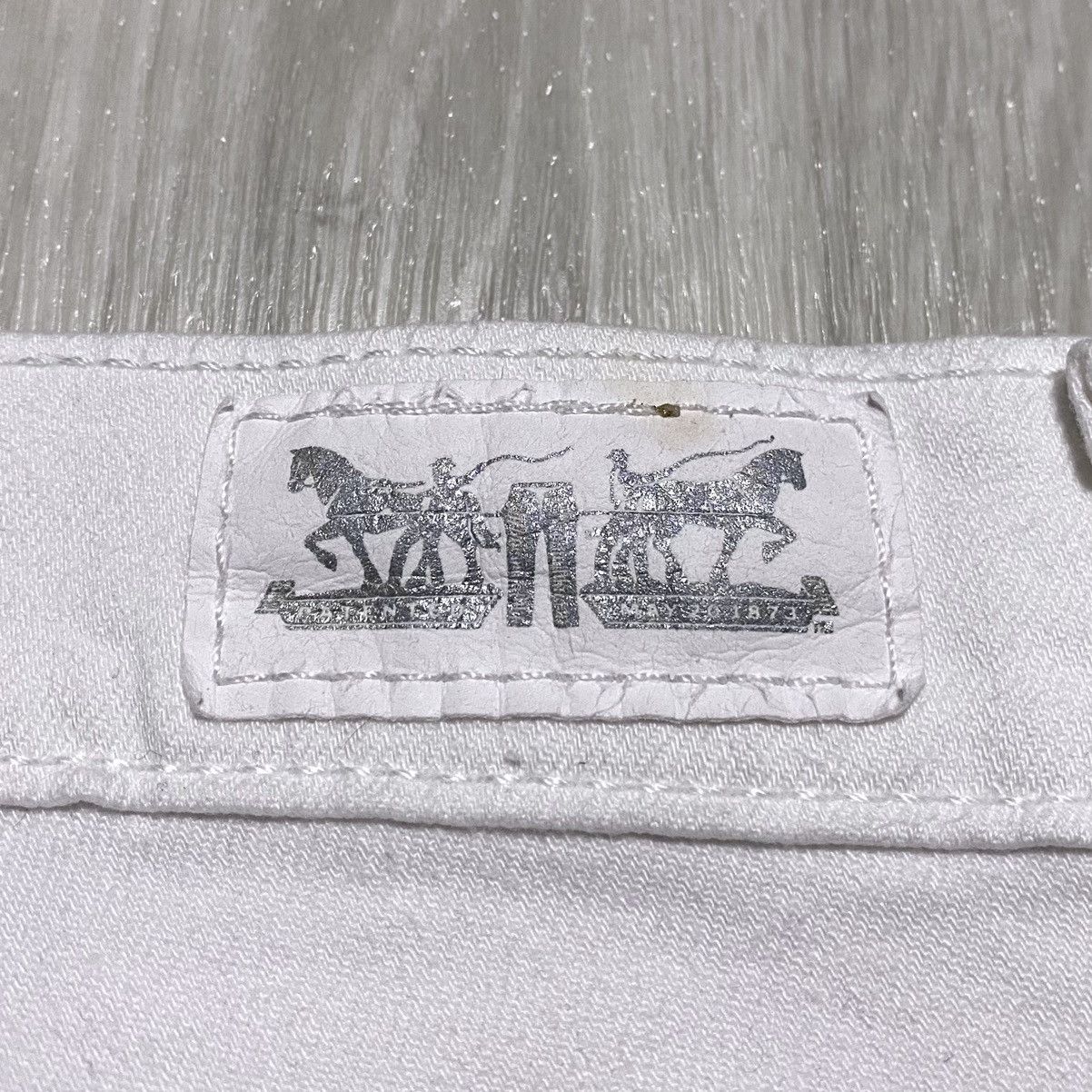 Levi's Vintage Clothing Levi’s 524 Skinny Strip Stitched Torn Distressed Jeans Denim Size 29" - 24 Thumbnail
