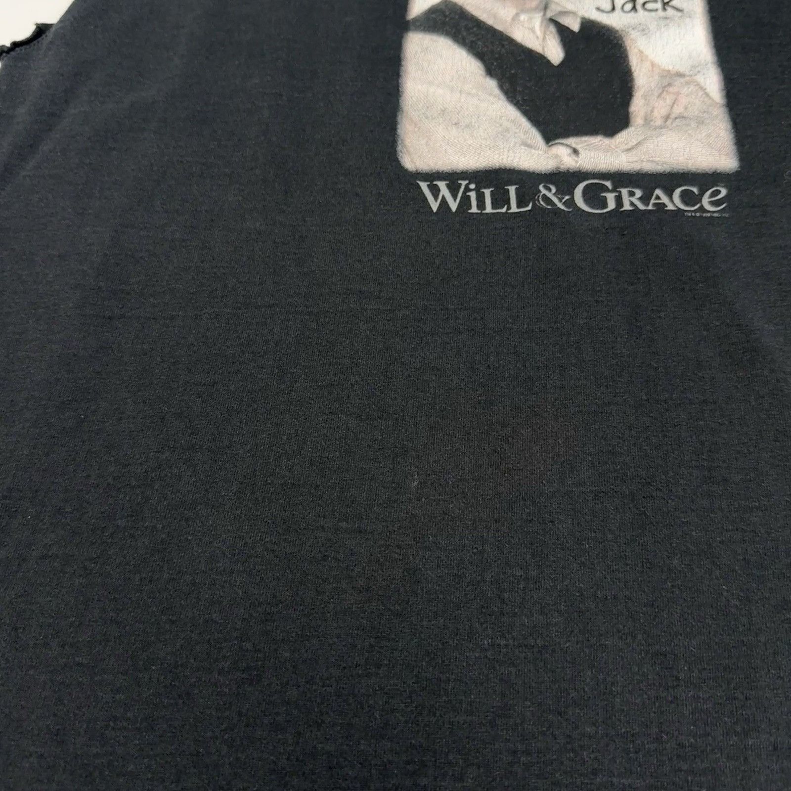 Vintage Vintage 90s Will & Grace TV Show Shirt Black Sleeveless Cut Size US XL / EU 56 / 4 - 7 Thumbnail
