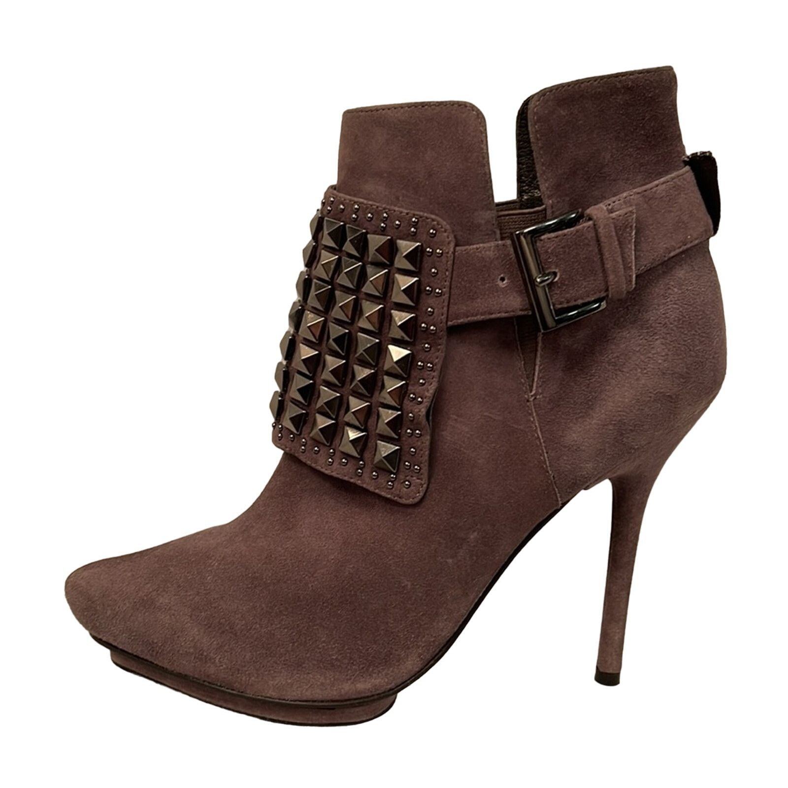 Rock & Republic Rock & Republic Suede Studded Cuff Booties Sz US 7.5 EU 38 Size US 7.5 / IT 37.5 - 4 Thumbnail