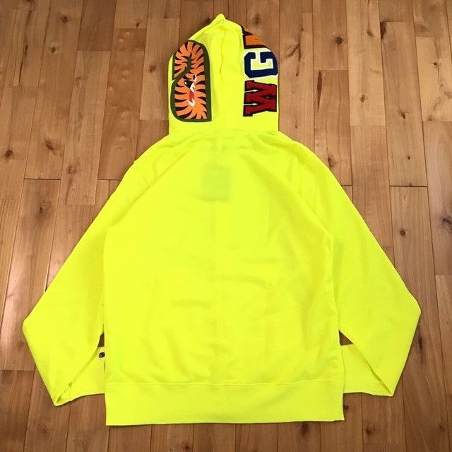 Bape 🔥2XL🔥 BAPE Neon color shark full zip hoodie a bathing ape Size US XXL / EU 58 / 5 - 2 Thumbnail