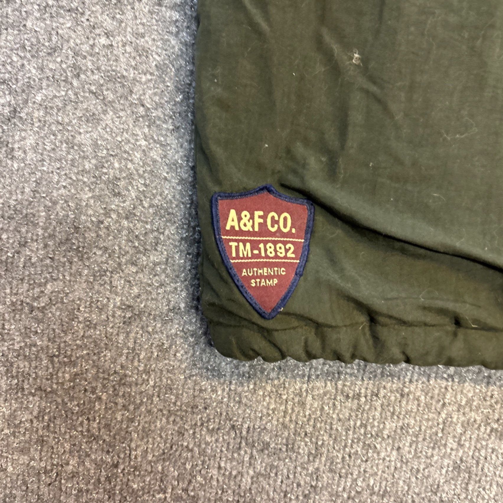 Abercrombie & Fitch VINTAGE Abercrombie & Fitch Parker Hood Fleece Lined Green Jacket Parka Men S Hooded Small Green Mens Size US S / EU 44-46 / 1 - 6 Thumbnail