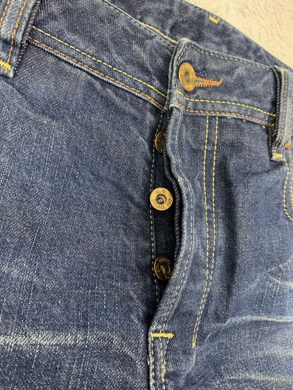 Diesel Diesel Zatiny Jeans Men’s W33/34 L28 00819 Made In Italy Size US 33 - 13 Thumbnail
