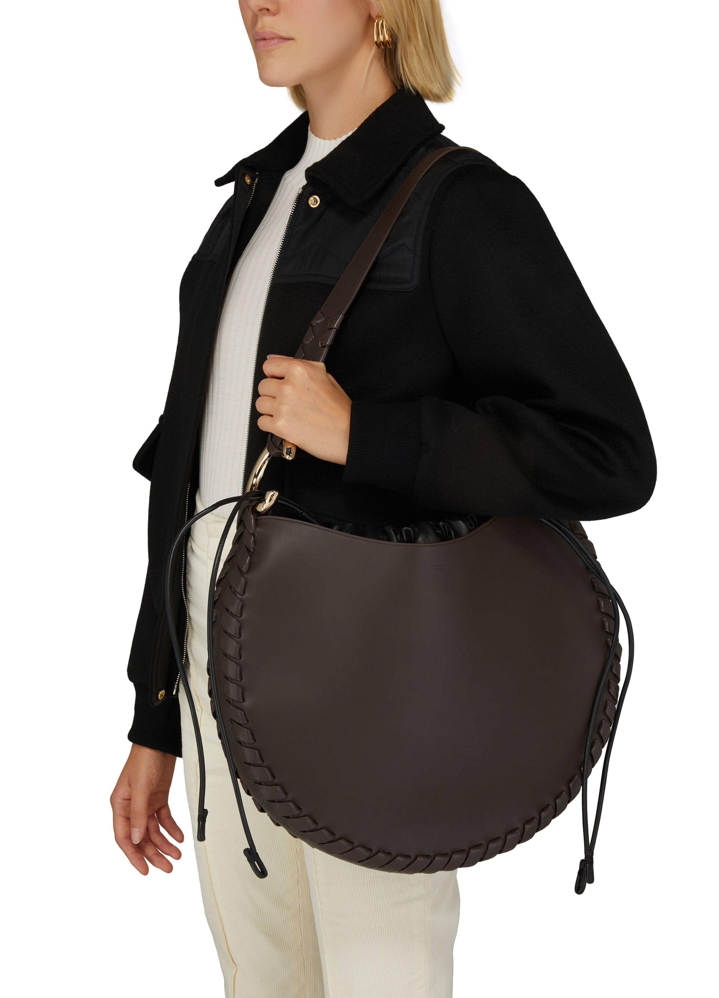 o1loc1c0424 Size: OS CHC22 Mate Large Hobo Bag in Bold Brown