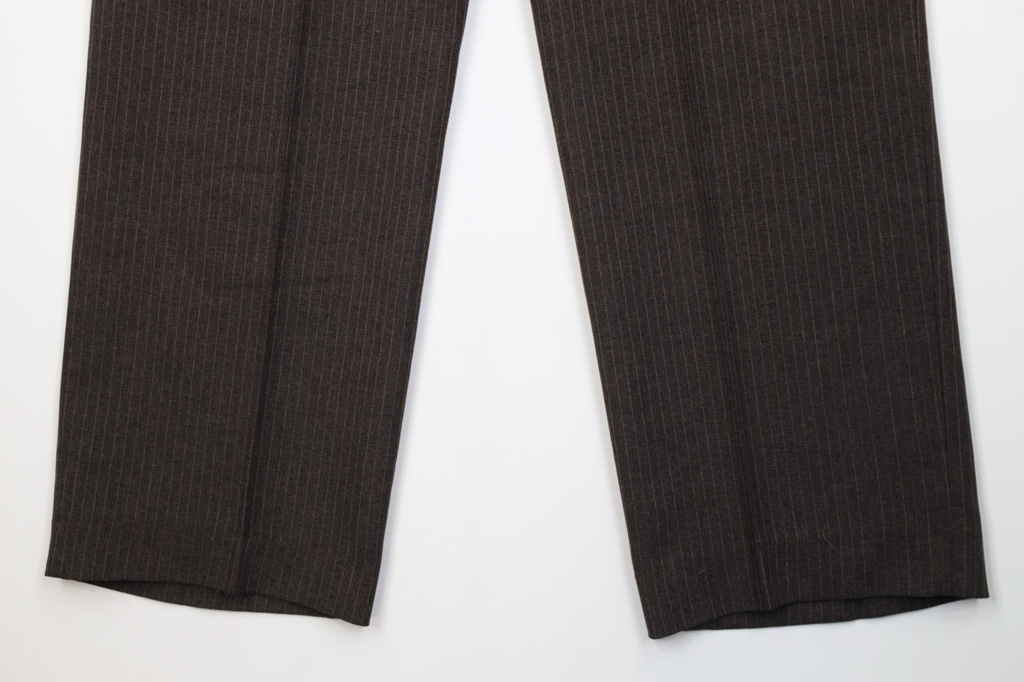 Levi's Vintage 70s 80s Levis Knit Wide Leg Chino Pants Brown USA Size 38" / US 16 / IT 52 - 11 Thumbnail