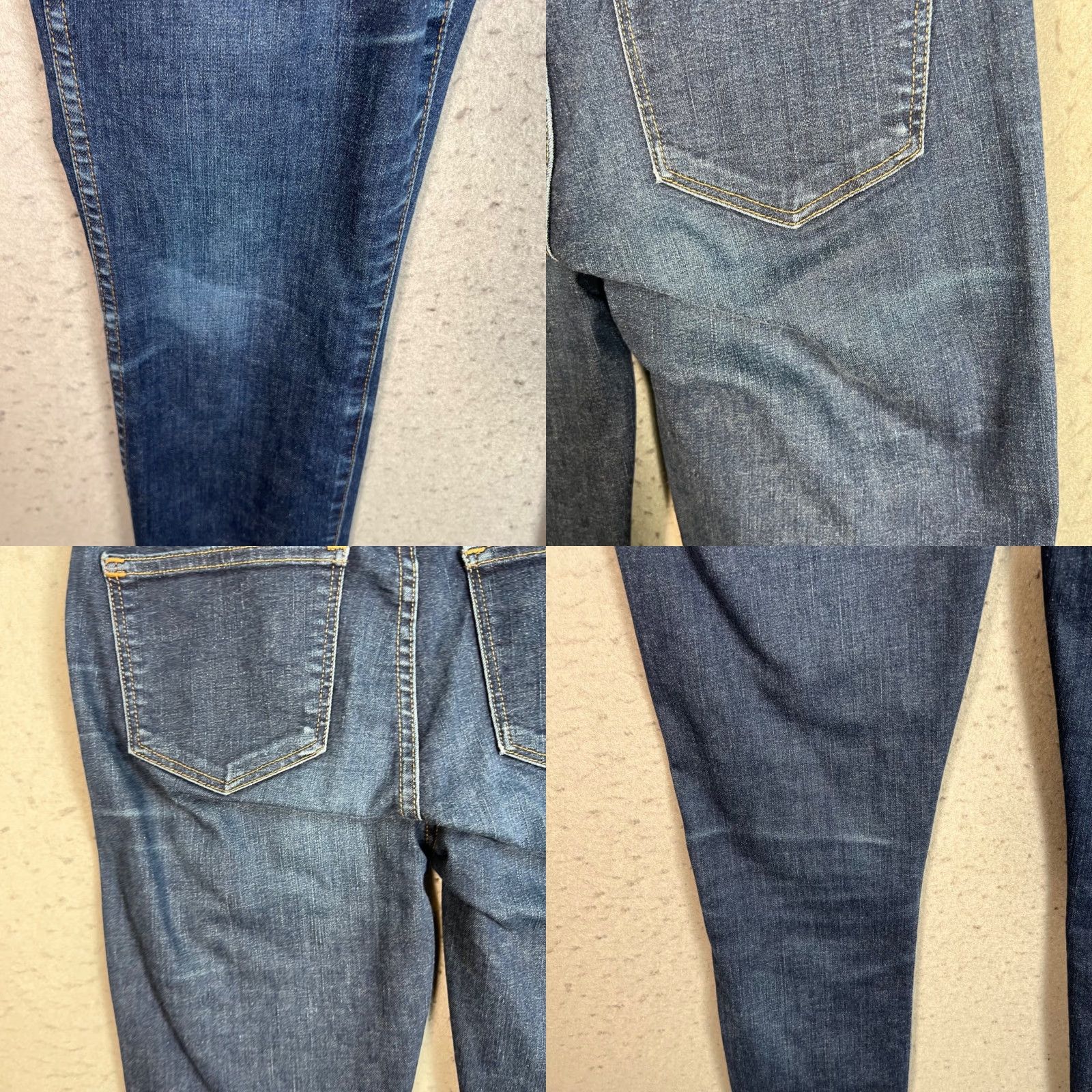 Madewell Madewell Jeans 5-Pocket High Skinny Denim Adult Womens 27 Tall 10" Rise Medium Wash Stretch Blue Size 27" / US 4 / IT 40 - 9 Thumbnail