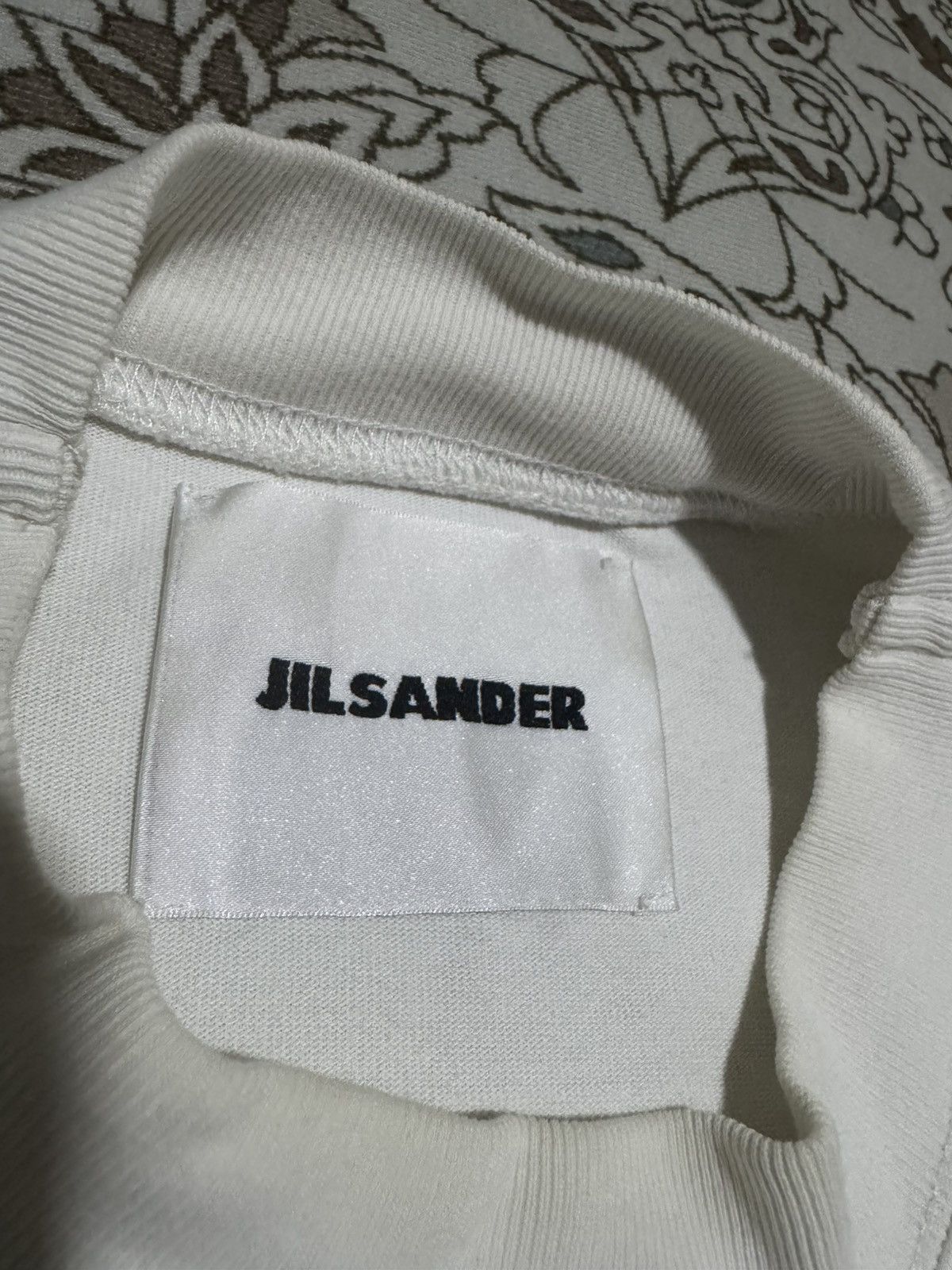Jil Sander × Vintage Grailed! Vtg Jil Sander White Big Spellout Tshirt Size US L / EU 52-54 / 3 - 4 Thumbnail
