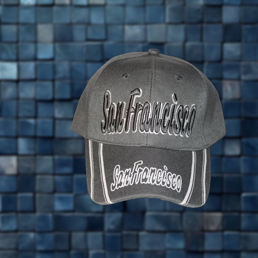 Vintage VINTAGE CALI Baseball Cap Men Adjustable Grey San Francisco City 90s Size ONE SIZE - 1 Thumbnail