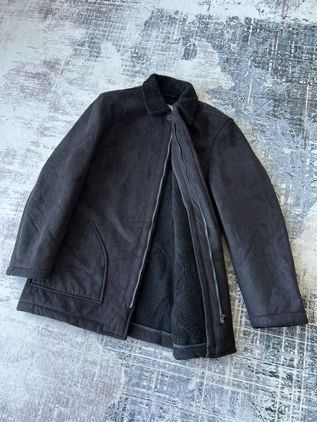 Burberry Burberry Suede Sherpa Jacket Size US M / EU 48-50 / 2 - 5 Thumbnail