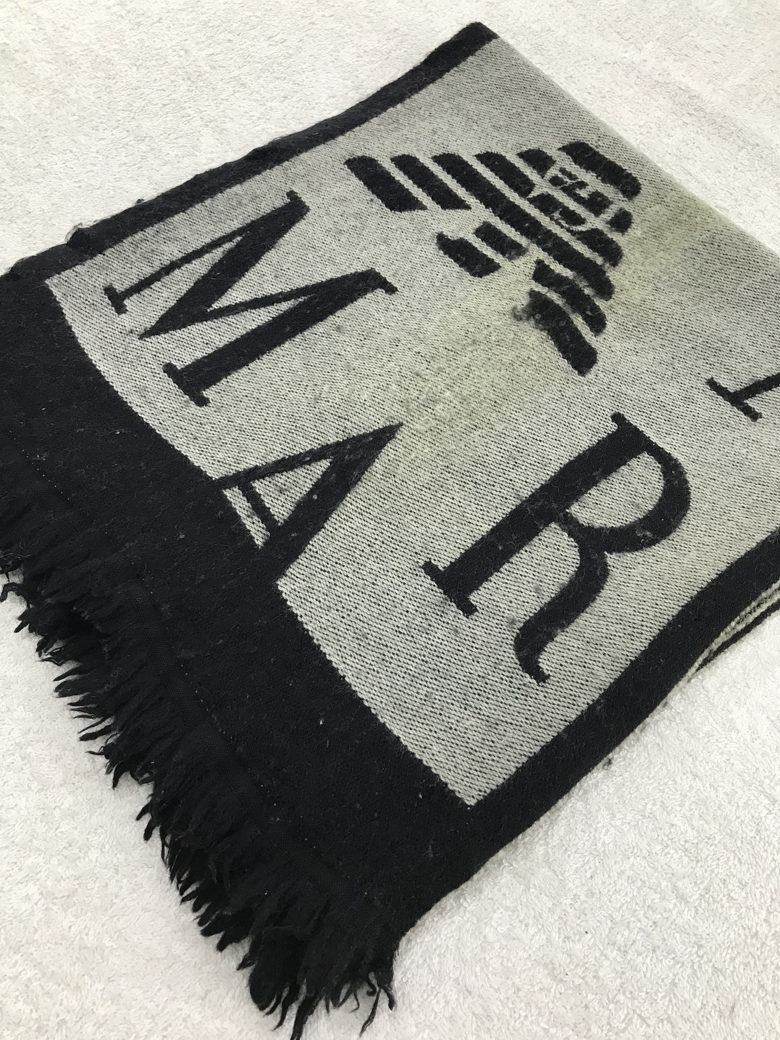 Emporio Armani × Vintage Emporio Armani Scarf / Muffler / Neckwear - WW1199 Size ONE SIZE - 3 Thumbnail