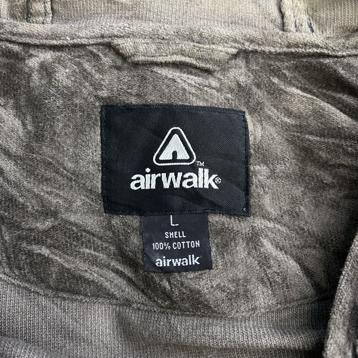 Airwalk × Japanese Brand × Vintage Vintage AIRWALK Skateboard Japanese Brand Grey Windbreaker Size US L / EU 52-54 / 3 - 3 Thumbnail