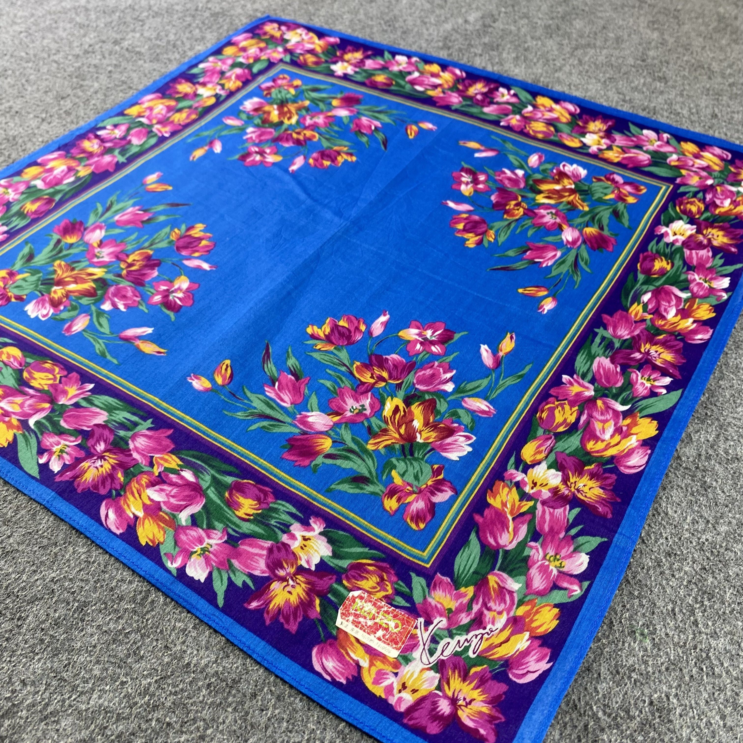 Kenzo × Vintage Kenzo Handkerchief/Neckerchief/Bandana HC705 Size ONE SIZE - 2 Thumbnail