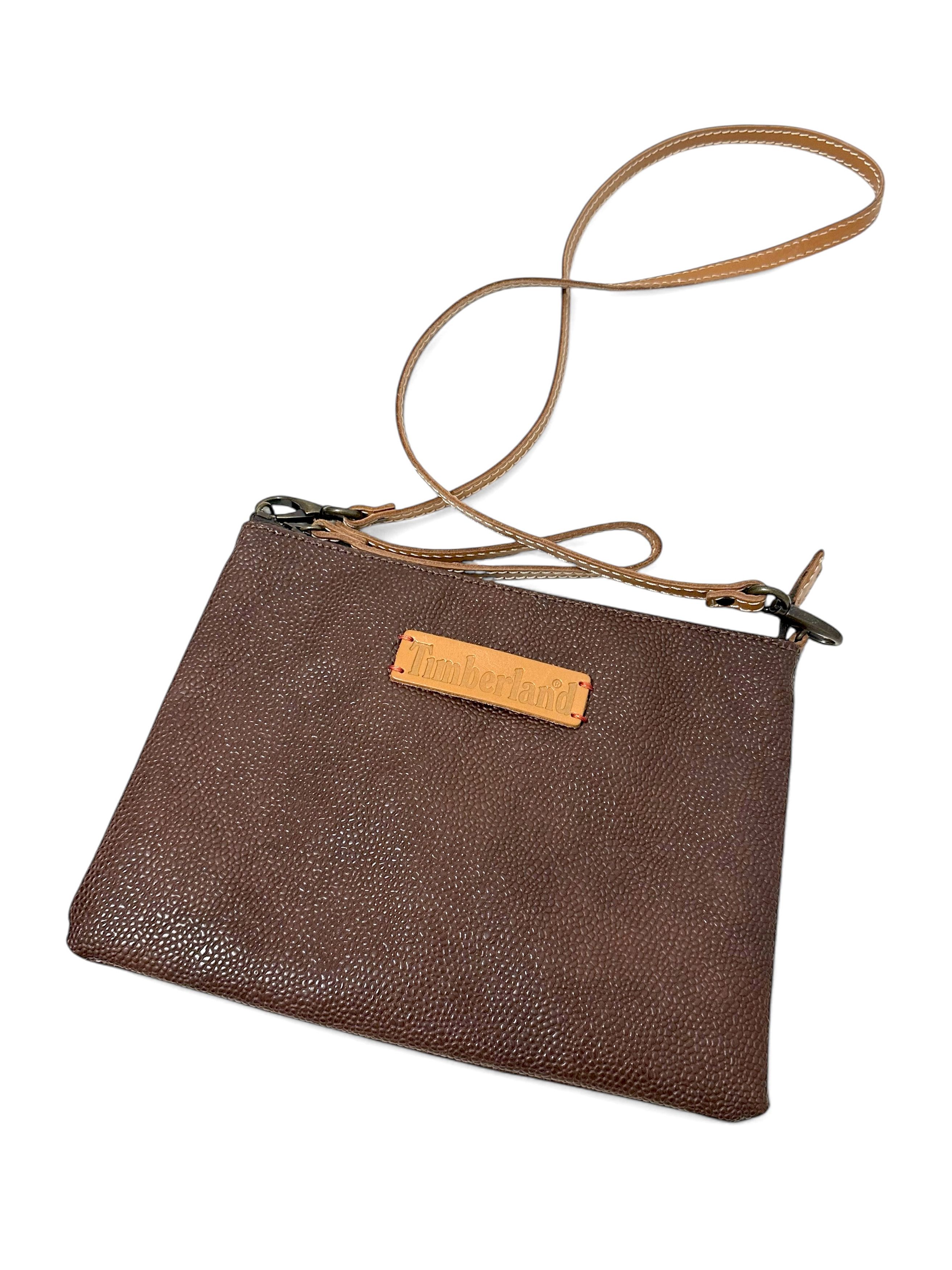 Timberland Timberland Premium Grain Leather Brown Cross Body Bag Size ONE SIZE - 3 Thumbnail