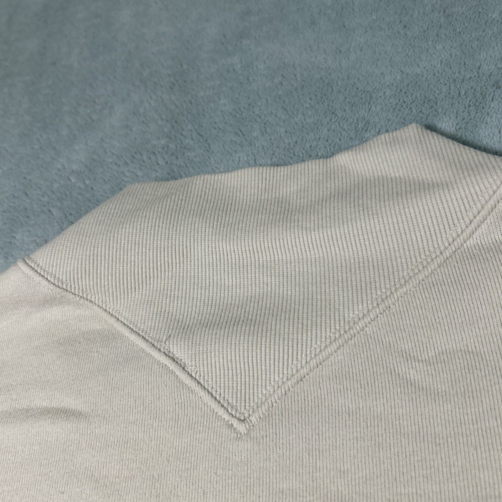 Alo Alo Blank Crewneck Sweatshirt Large Sweater Cream Ivory Size US L / EU 52-54 / 3 - 15 Thumbnail
