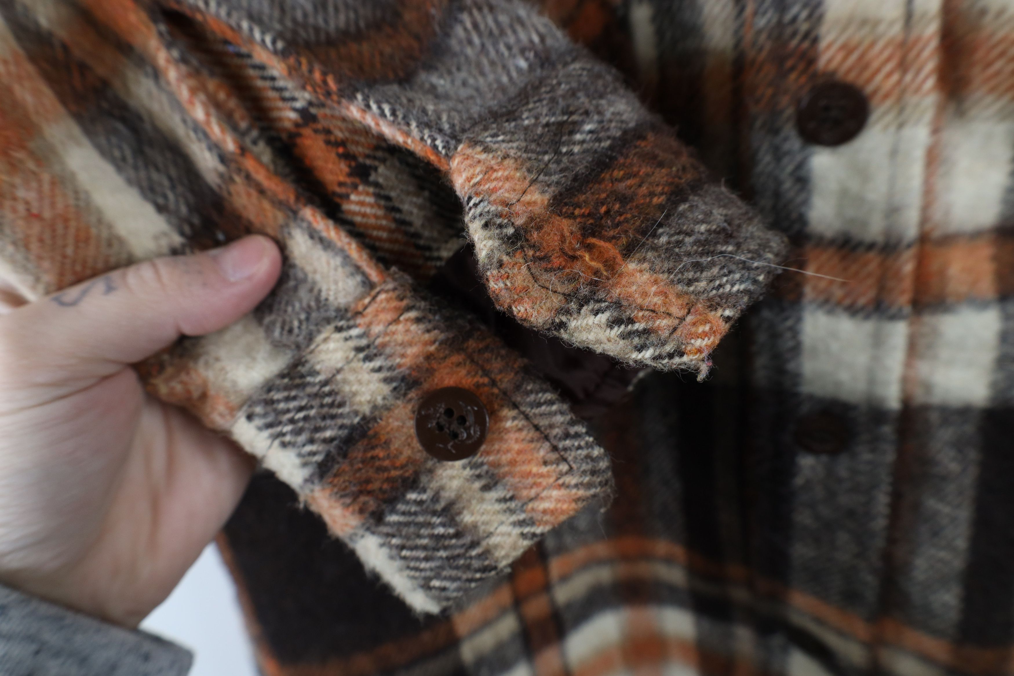 Vintage Vintage 70s Blend CPO Western Button Shirt Jacket Shacket Size US L / EU 52-54 / 3 - 5 Thumbnail