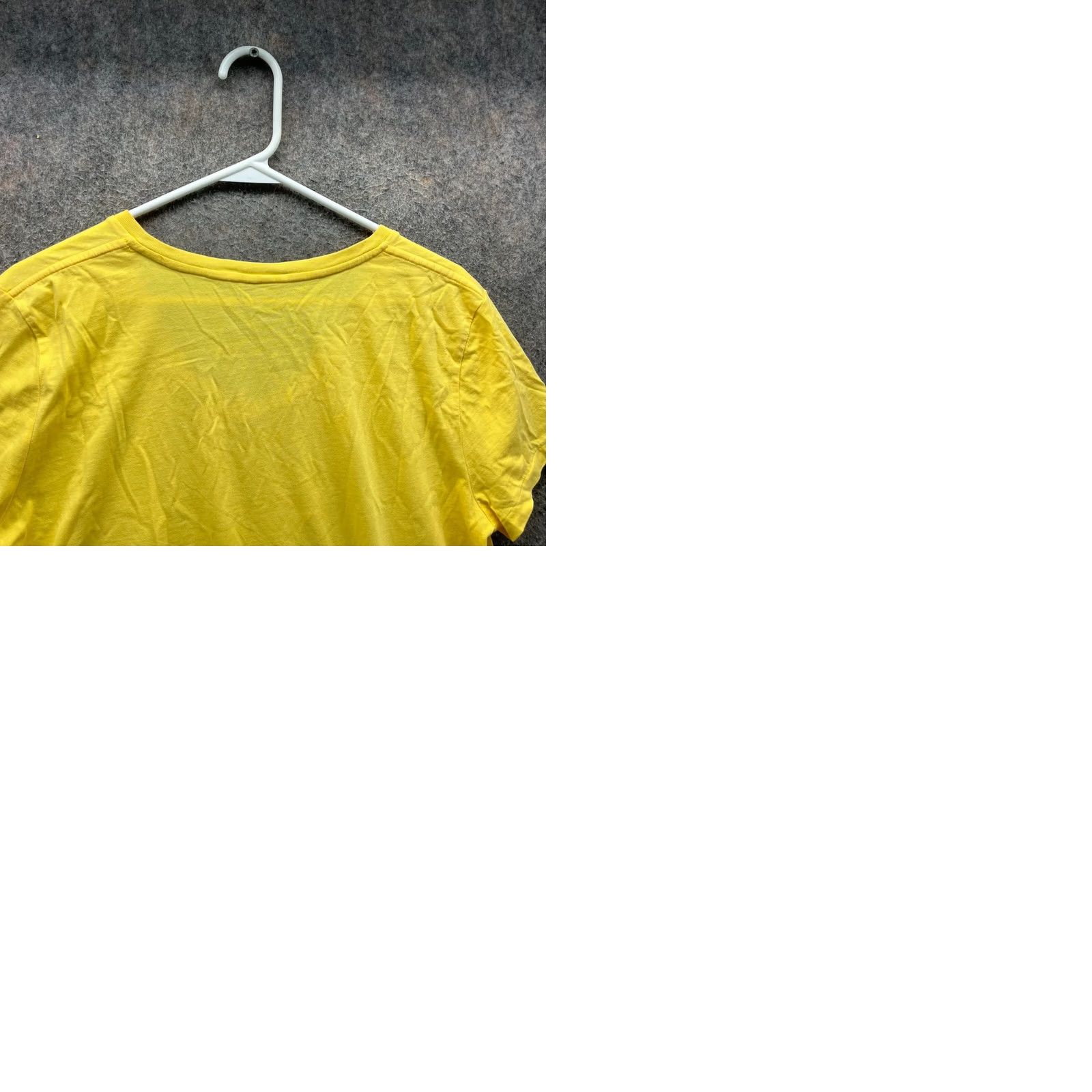 Polo Ralph Lauren VINTAGE? No — Ralph Lauren Sport Shirt Womens XL Yellow V-Neck Short Sleeve Cotton Pony Logo Shirt Womens XL Yellow Cotton Pony Logo Size XL / US 12-14 / IT 48-50 - 9 Thumbnail