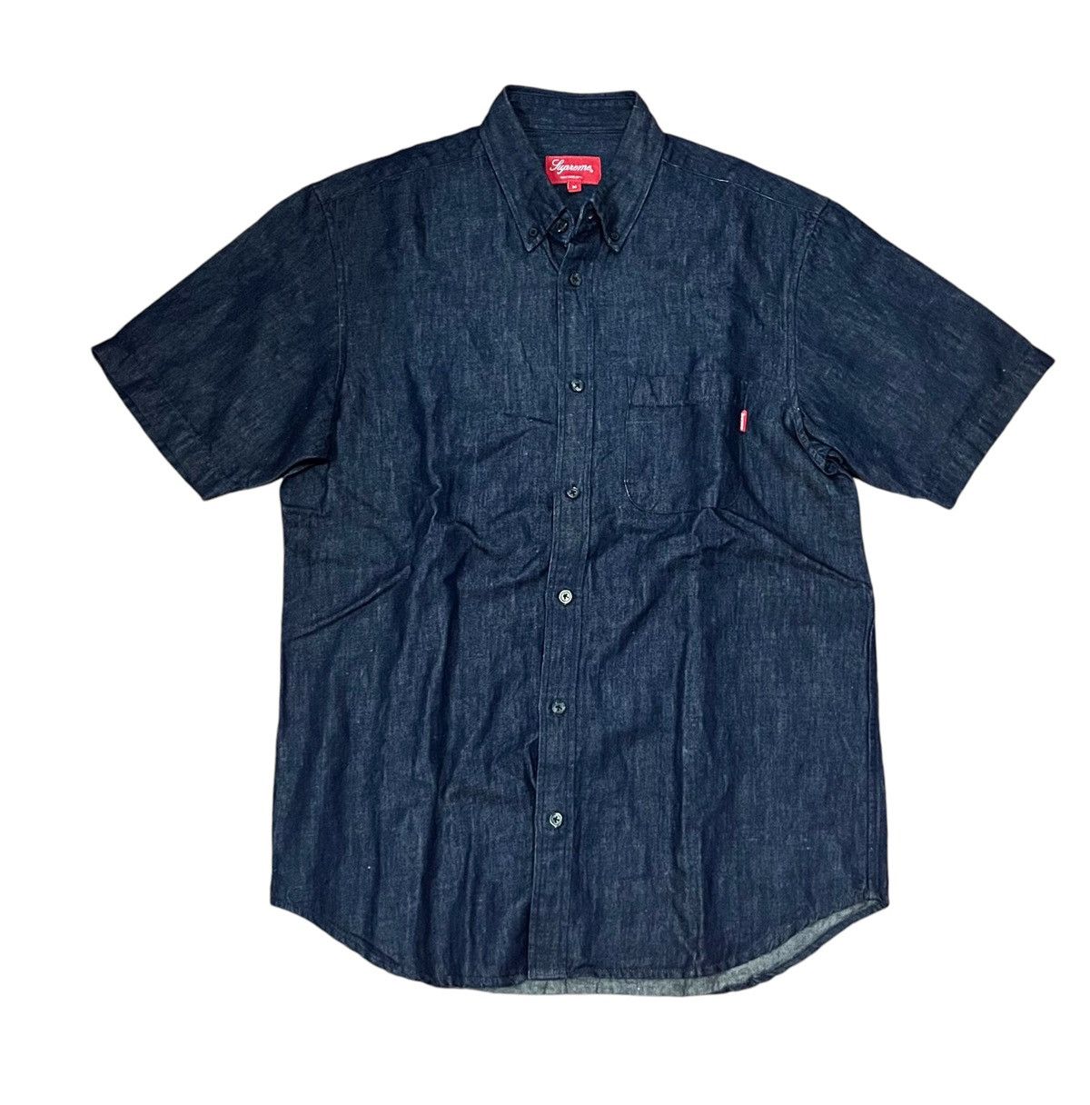 Supreme Supreme ss14 button down denim shirt Size US M / EU 48-50 / 2 - 1 Thumbnail