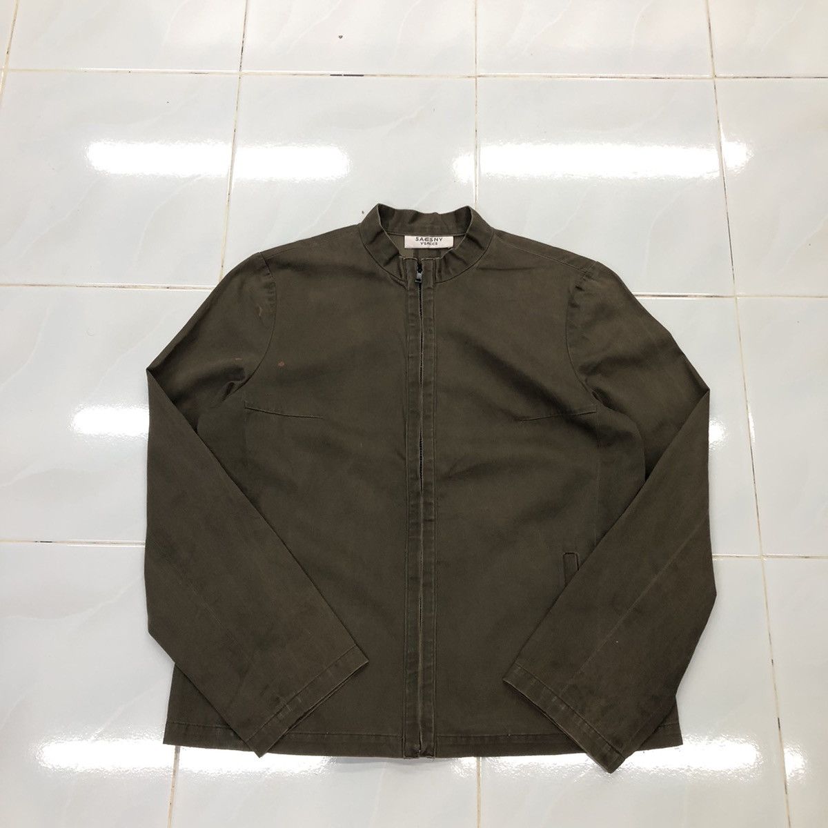 Yohji Yamamoto By Yohji Yamamoto, Y’Saccs Army Green Light Jacket Size US S / EU 44-46 / 1 - 3 Thumbnail