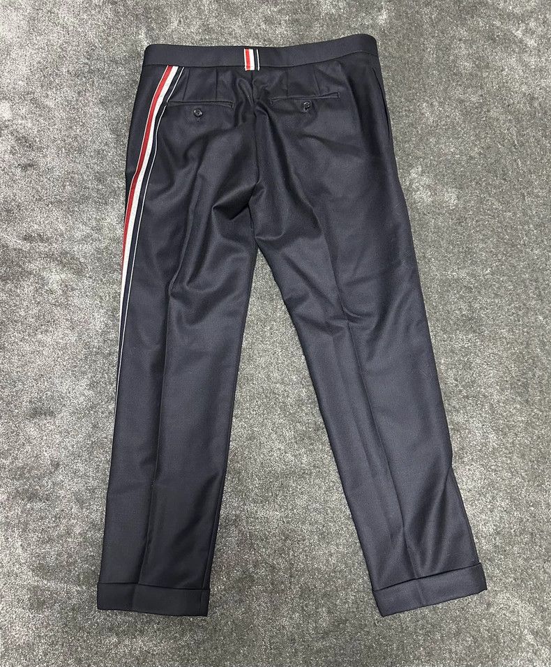 Thom Browne Thom Browne Blue side colored striped trousers Size 25" / US 0 / IT 36 - 7 Thumbnail