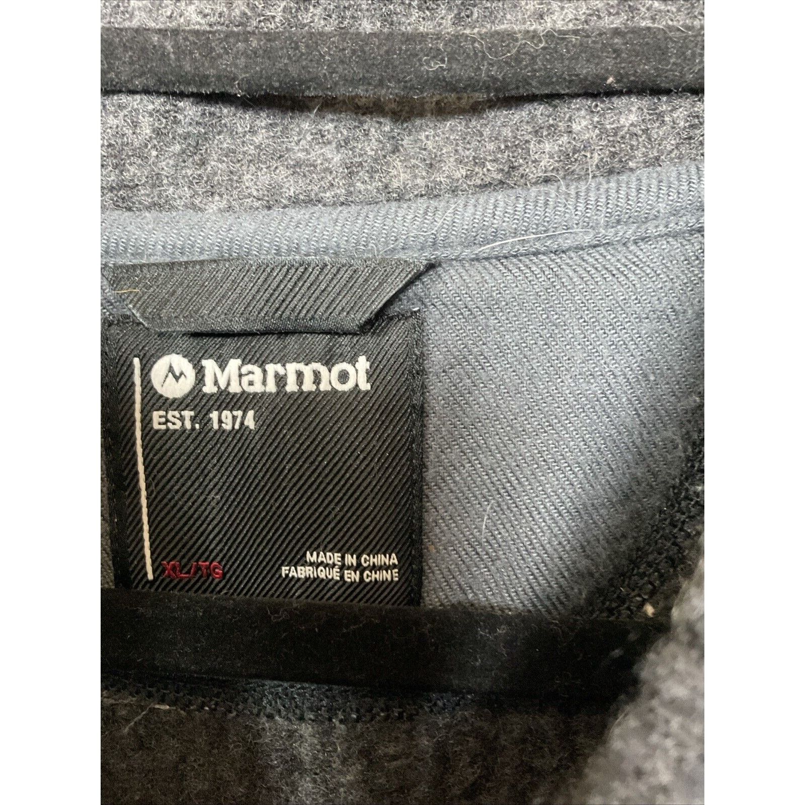 Marmot Marmot High Neck Wool Pullover Sz Xl Ribbed Outdoors Fuzzy Size XL / US 12-14 / IT 48-50 - 2 Thumbnail