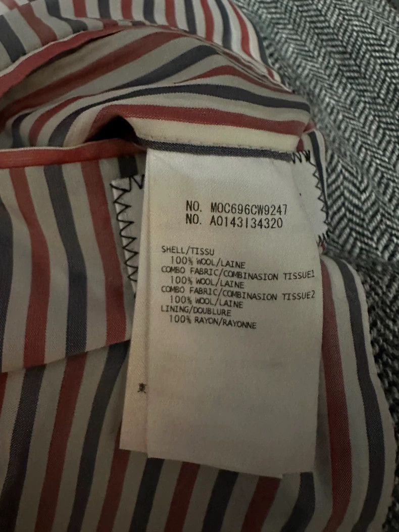 Thom Browne Thom Browne Patchwork woolen coat overcoat Size US XS / EU 42 / 0 - 2 Thumbnail