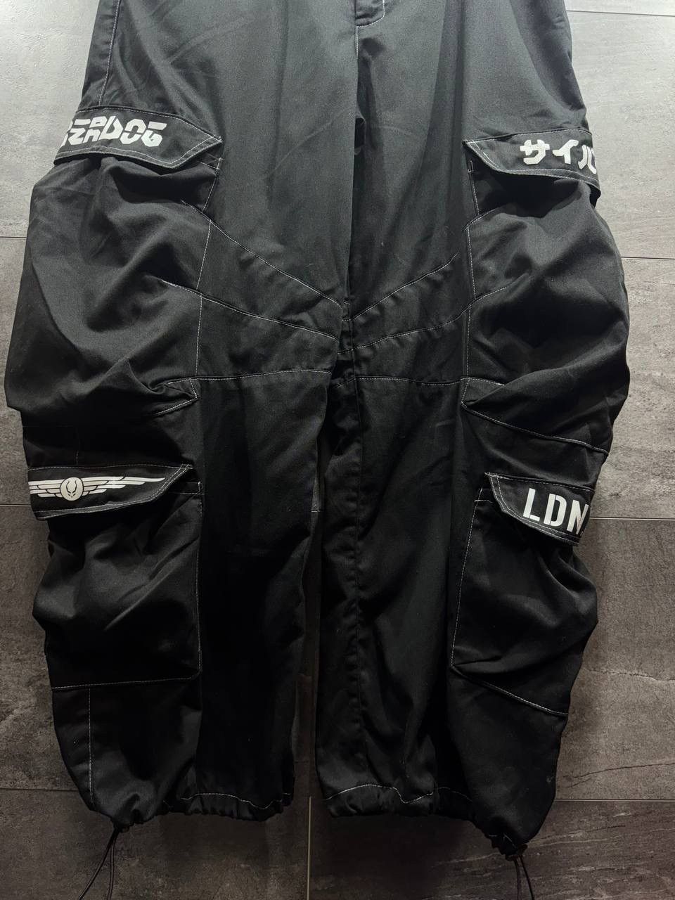 Vintage Cyberdog Multi-pocket Avant-Garde Parachute Baggy Pants Size US 34 / EU 50 - 3 Thumbnail