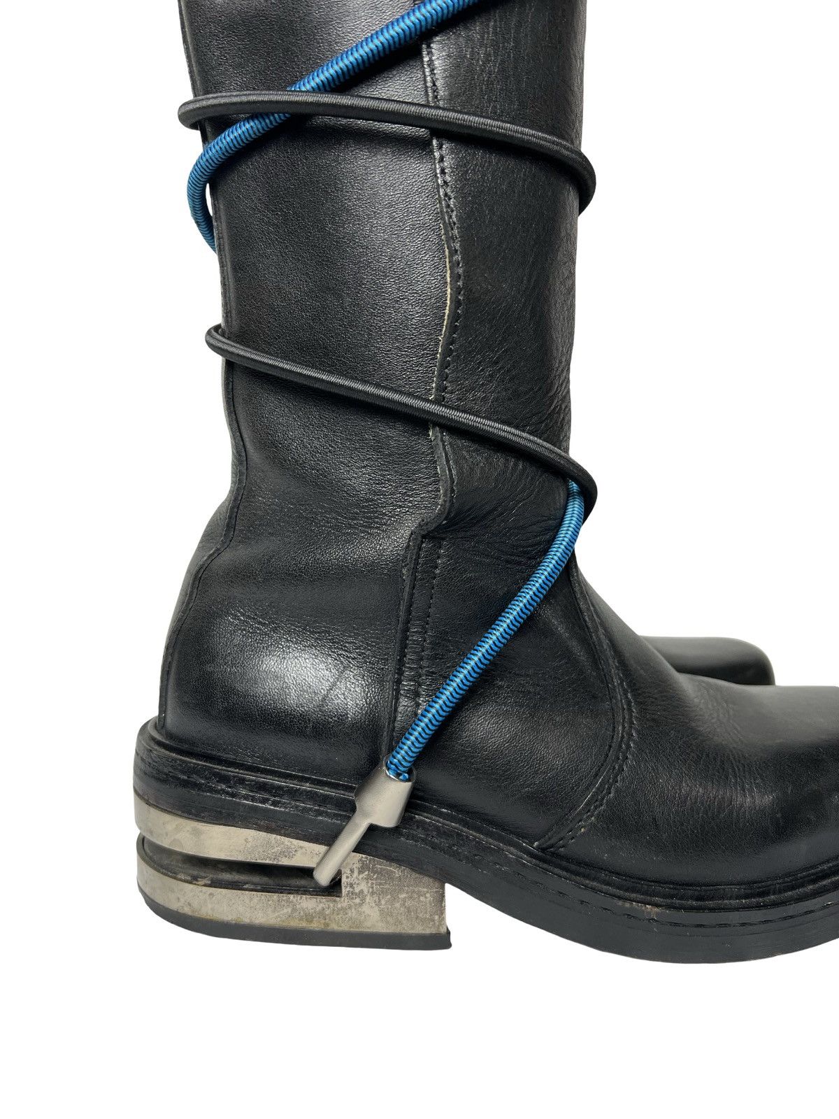 Dirk Bikkembergs Dirk Bikkembergs AW96 tall bungee cord boot Size US 6.5 / EU 39-40 - 6 Thumbnail