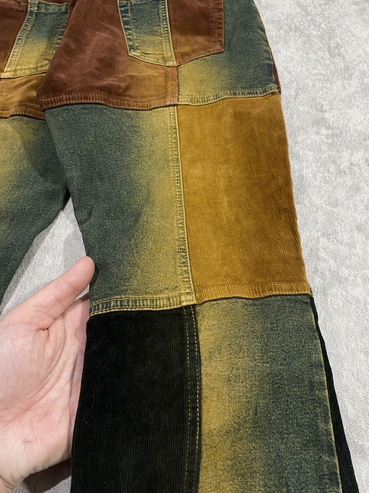 Le Grande Bleu (L.G.B.) Archive Patchwork Flared Denim If Six Was Nine LGB Style Size 31" - 5 Thumbnail