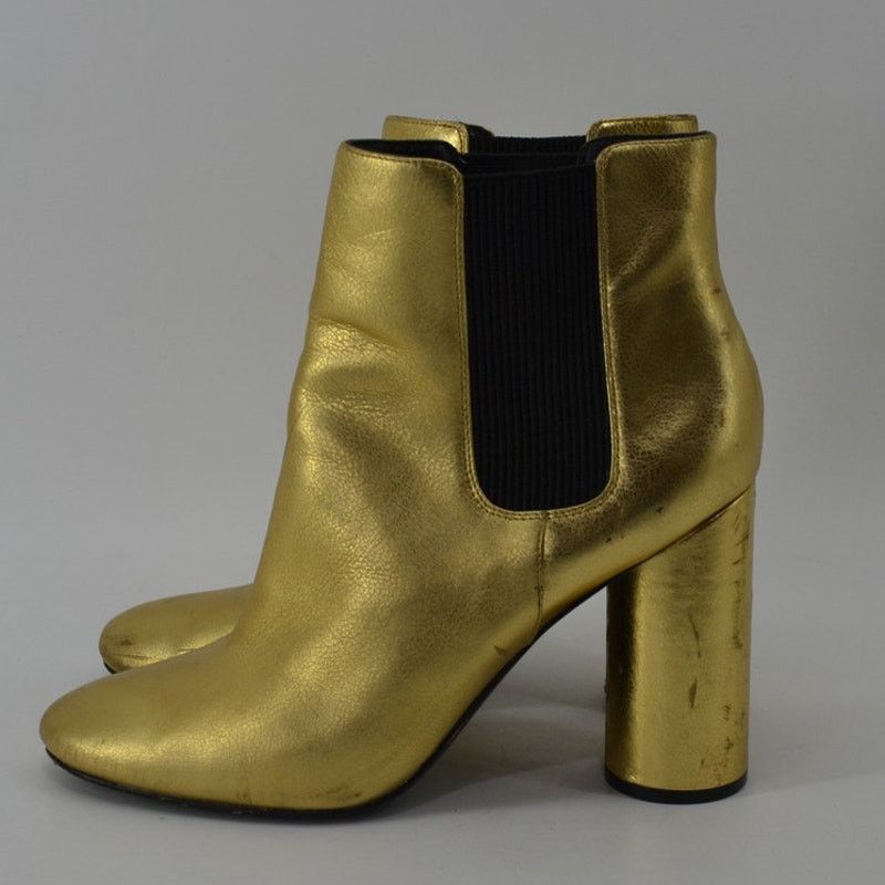 Other Marciano Pmeilana Womens Size 9 Gold Metallic Chelsea Boots Size US 9 / IT 39 - 12 Thumbnail
