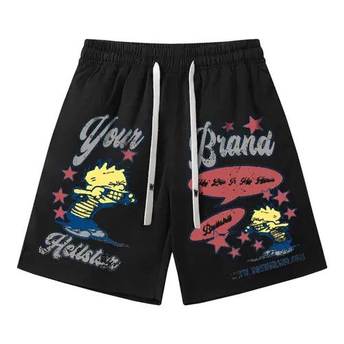 VIBE Vintage High Street Hip Hop Loose Fit Denim Shorts Size US 29 - 1 Thumbnail