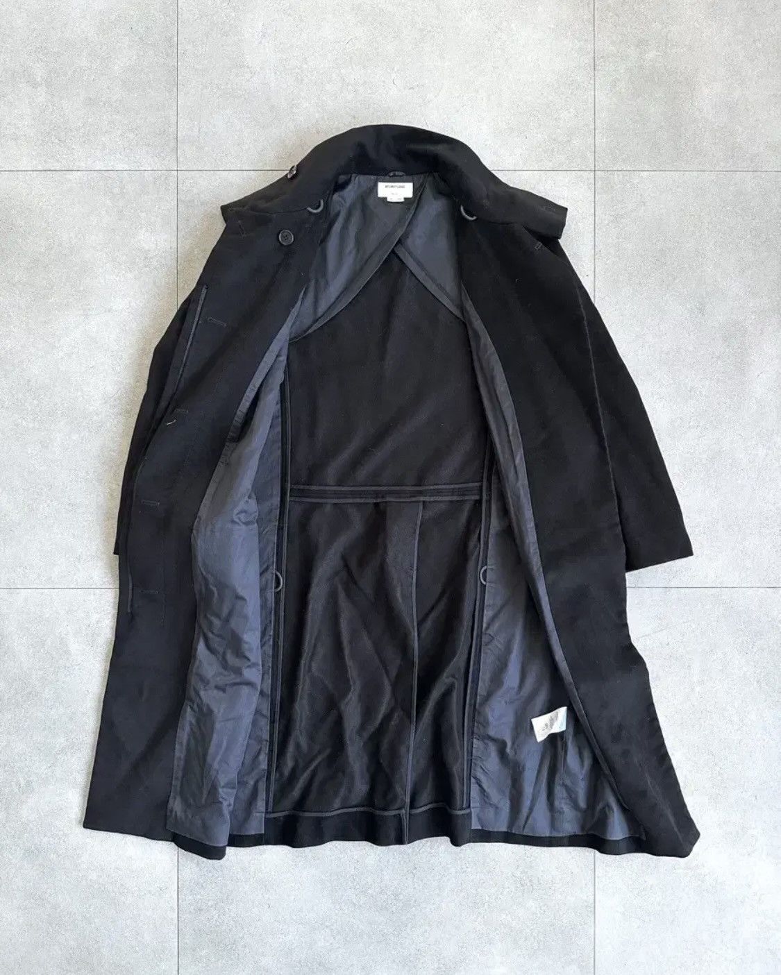 Helmut Lang Helmut Lang 2000 Moleskin High Neck Coat Jacket Size US S / EU 44-46 / 1 - 5 Thumbnail