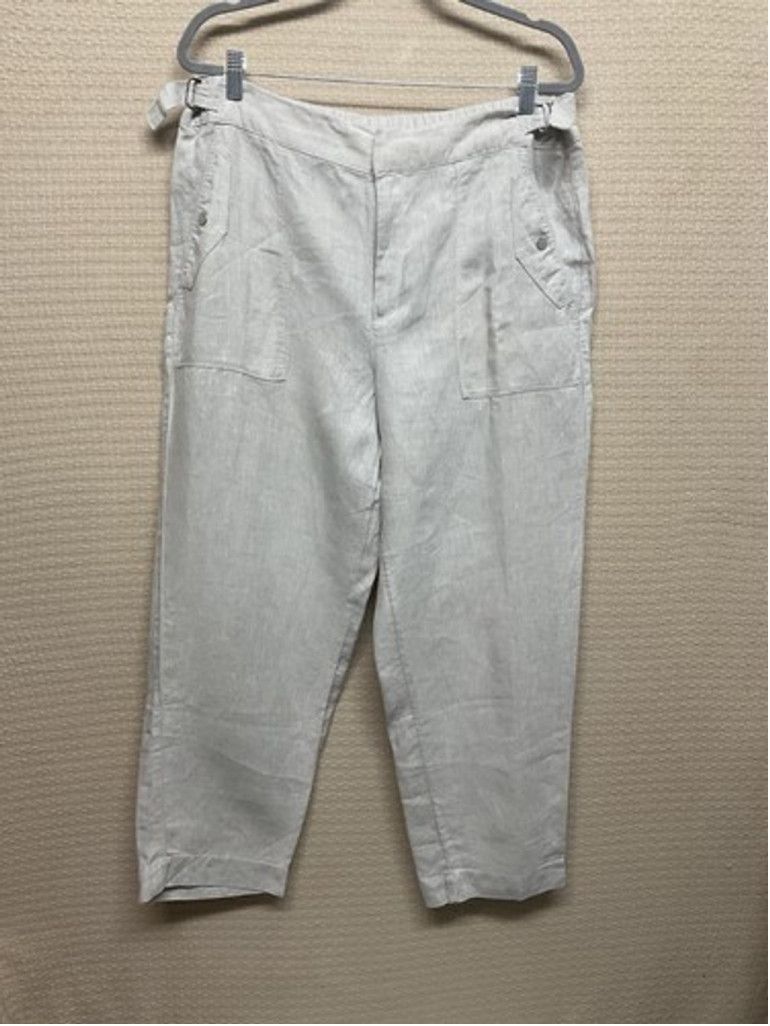 Athleta NWOT Athleta Linen Pockets Tapered Ankle Pants Women Size 16 Size 38" / US 16 / IT 52 - 8 Thumbnail