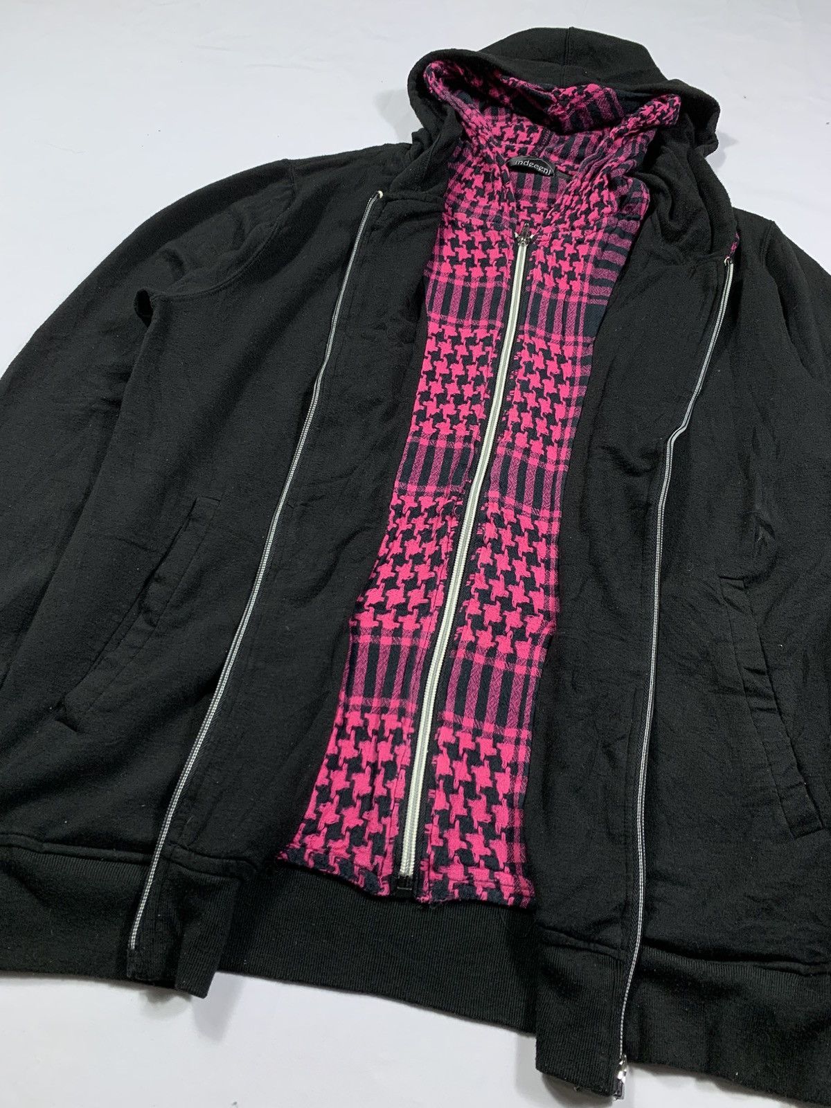 If Six Was Nine × Japanese Brand × Le Grande Bleu (L.G.B.) Japanese Indecent Double Layer Zip Hoodie Lgb ifsix style Size US M / EU 48-50 / 2 - 2 Thumbnail