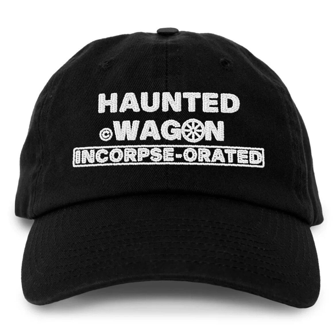 Online Ceramics Online Ceramics Haunted Wagon Incorpse-orated HAT Dad cap Size ONE SIZE - 1 Thumbnail