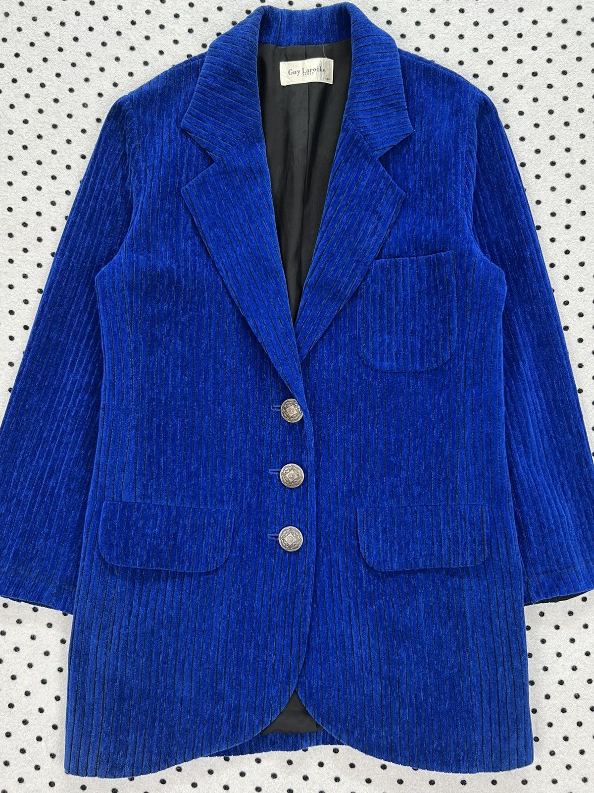 Guy Laroche Vintage Guy Laroche Paris Corduroy Coat Size S / US 4 / IT 40 - 3 Thumbnail