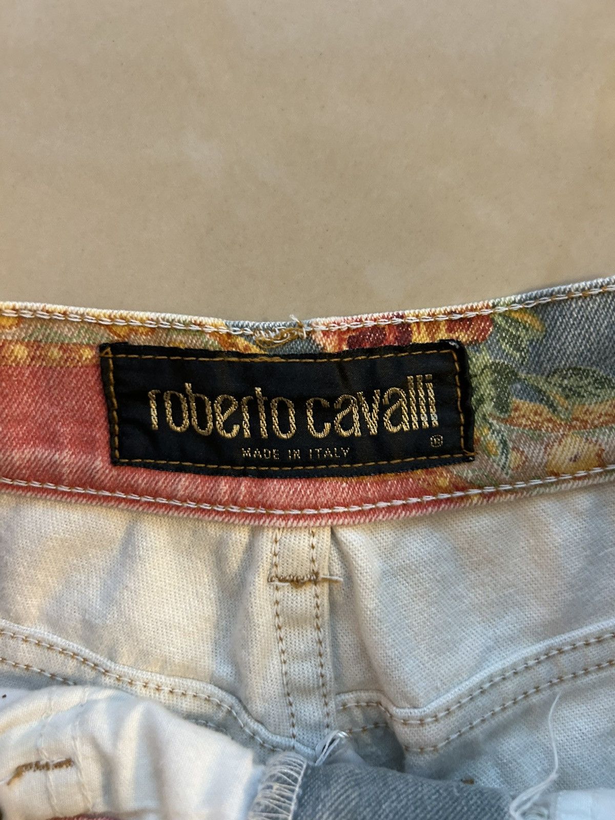Roberto Cavalli Roberto Cavalli Vintage Printed Denim Size US 26 / EU 42 - 2 Thumbnail