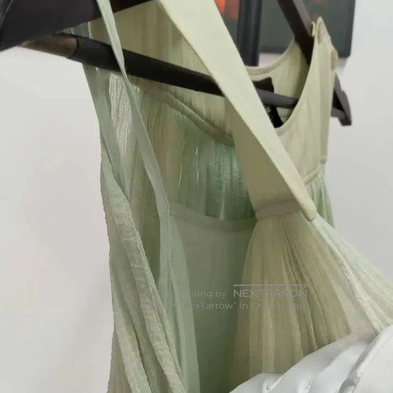 Loewe Loewe Sleeveless Green Summer Dress . Size M / US 6-8 / IT 42-44 - 6 Thumbnail