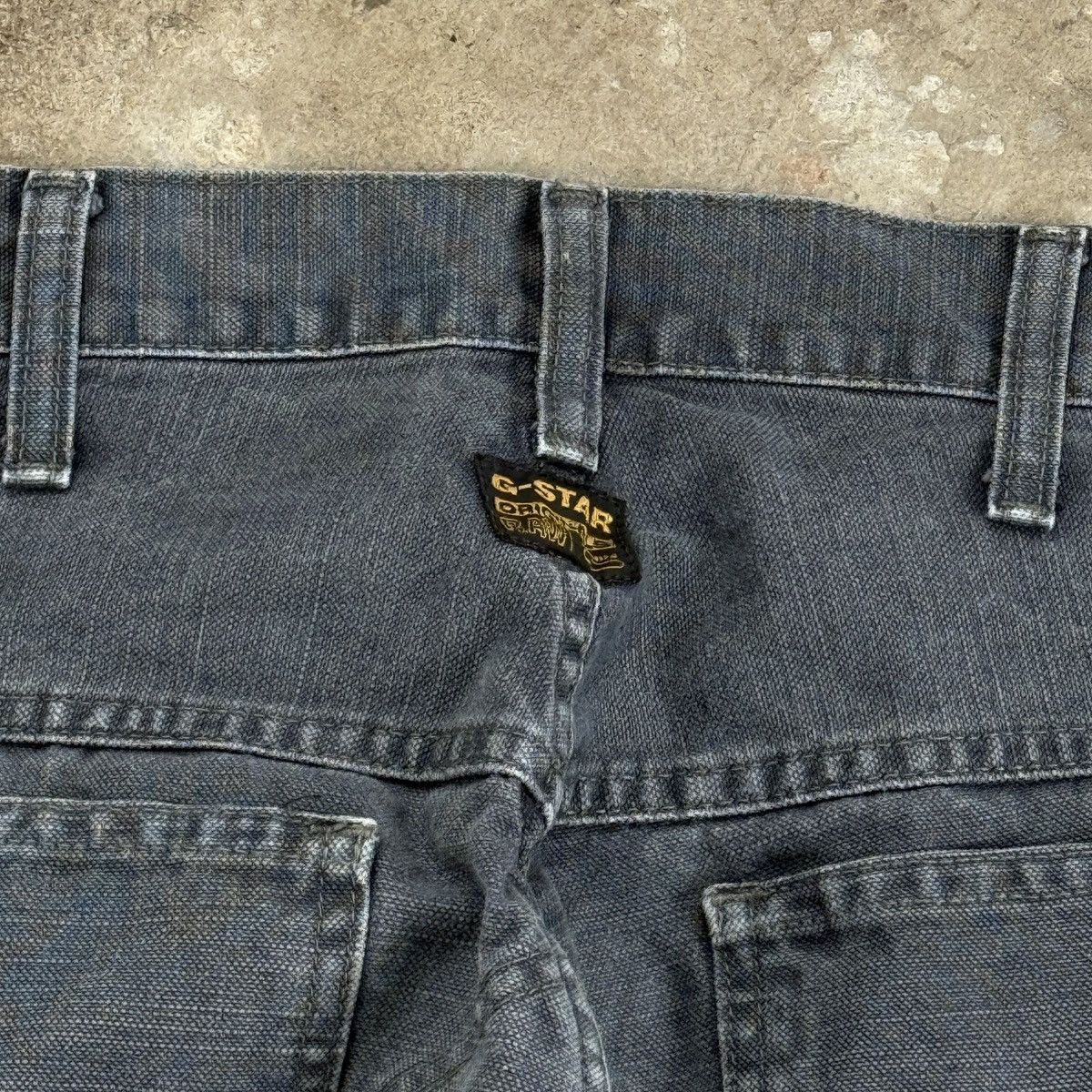 G-Star G-Star Knee Workwear Faded Baggy Pants Size US 31 - 6 Thumbnail