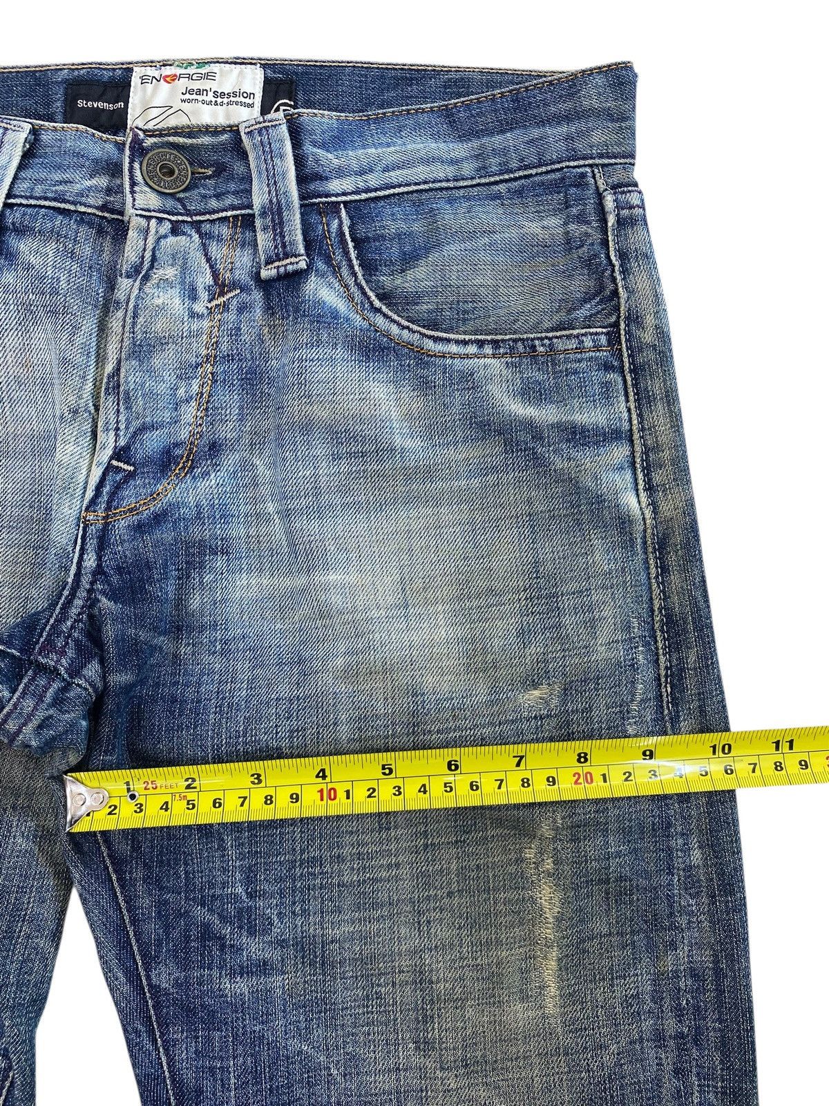 Energie Energie Flared Jeans Blue Washed Wide Leg Y2K Style Size US 31 - 8 Thumbnail