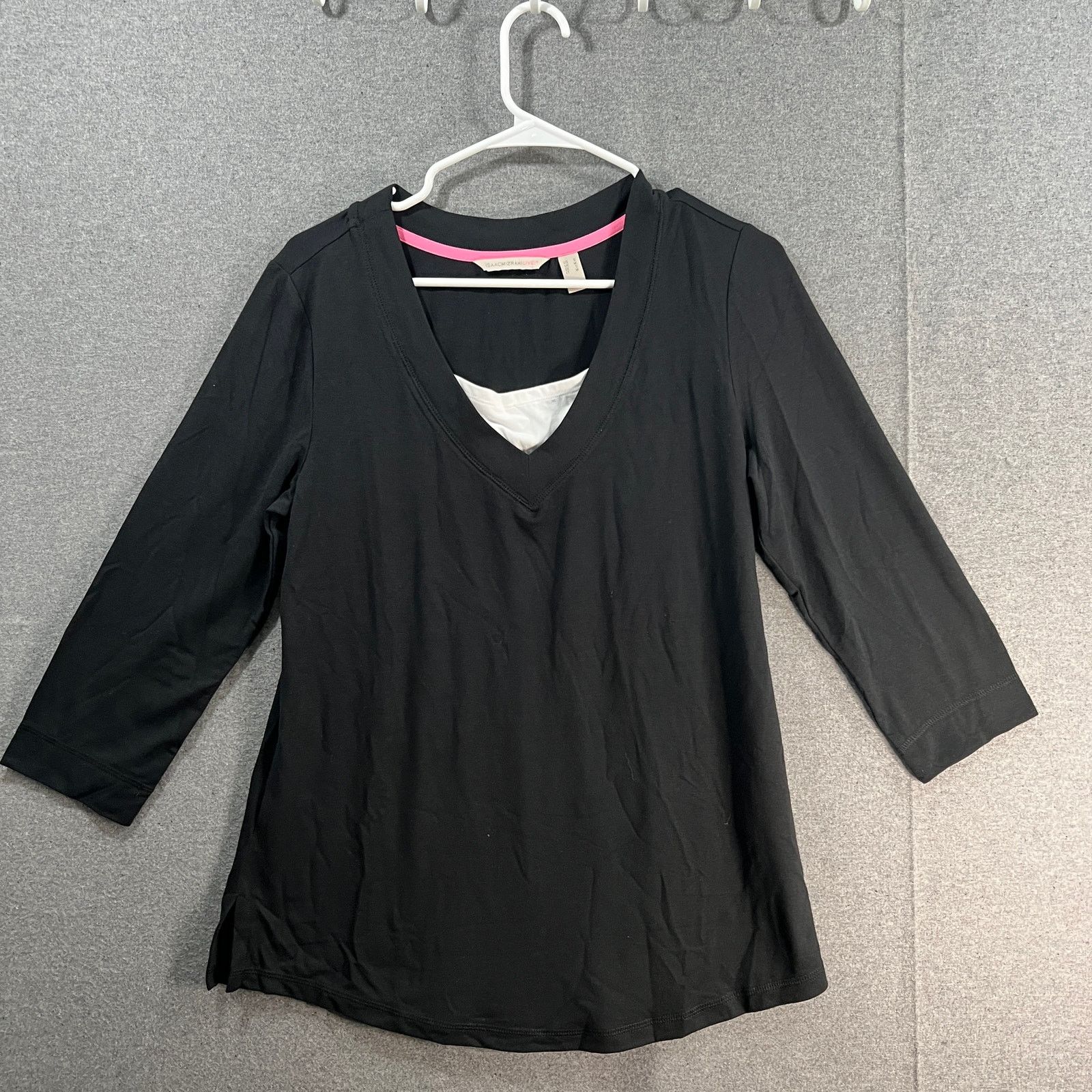 Isaac Mizrahi Isaac Mizrahi Live! Soho Top with 3/4 Sleeves Size S / US 4 / IT 40 - 1 Thumbnail