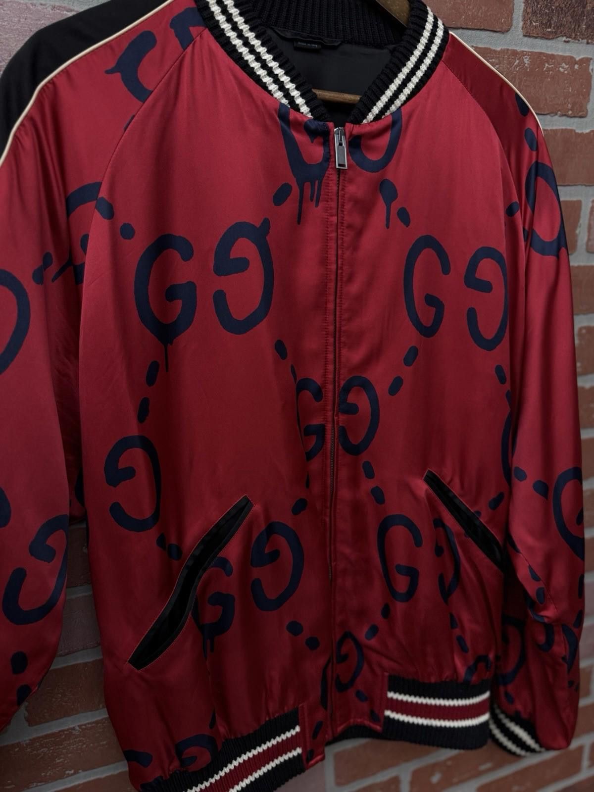 Gucci GUCCI Red Ghost Bomber Jacket “Limited ” Size (52) $2,000 Size US M / EU 48-50 / 2 - 7 Thumbnail