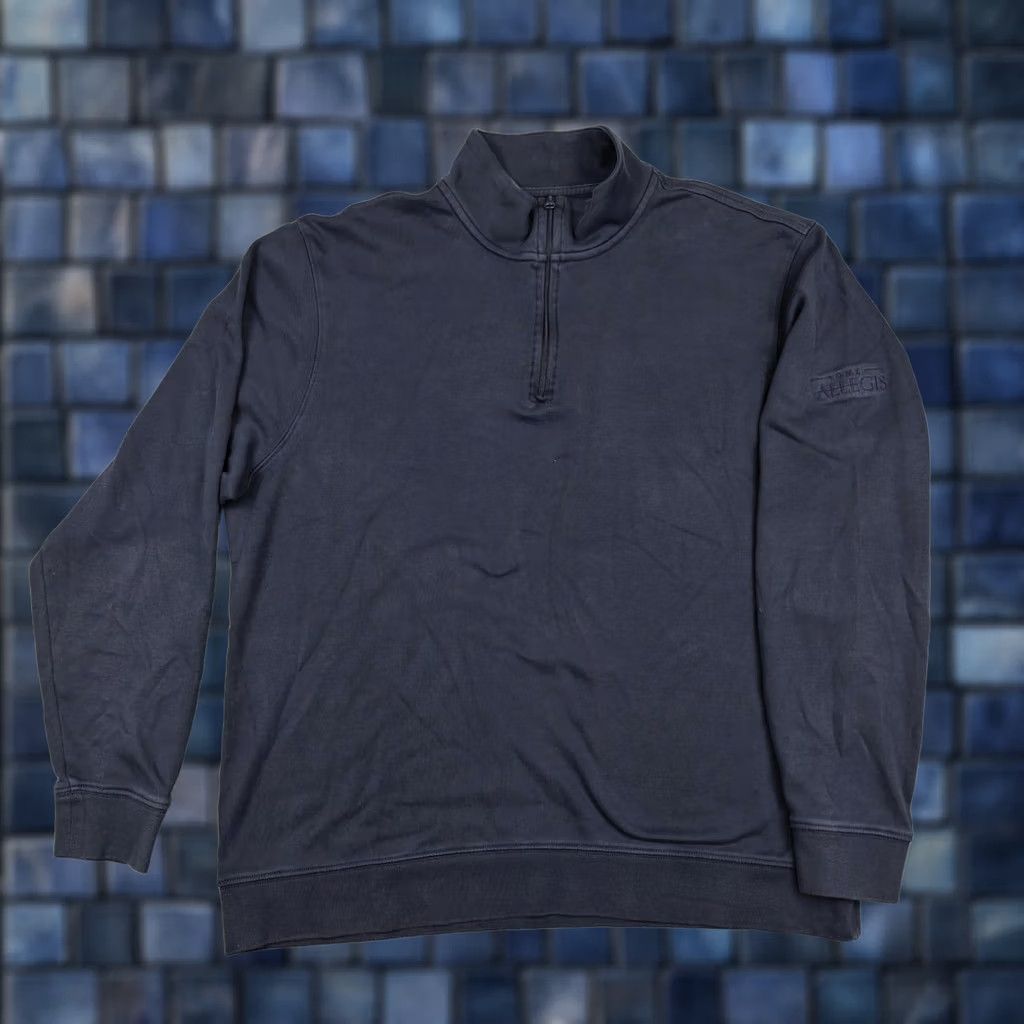 Vineyard Vines Vineyard Vines Sweatshirt Mens Large Blue 1/4 Zip Mock Neck Pullover Cotton Knit Pullover Size US L / EU 52-54 / 3 - 1 Thumbnail