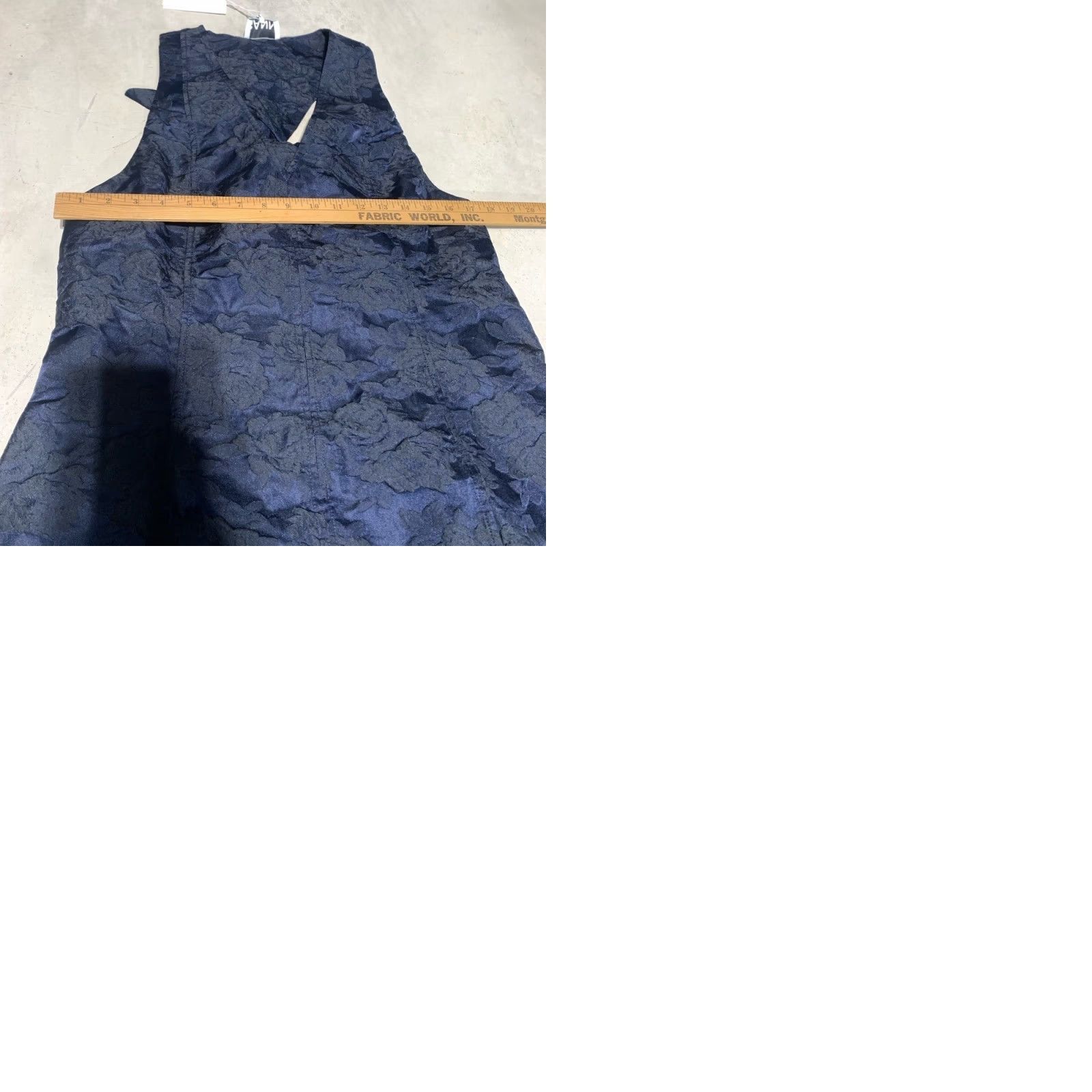 Ganni Ganni botanical jacquard mini dress blue Size ONE SIZE - 9 Thumbnail
