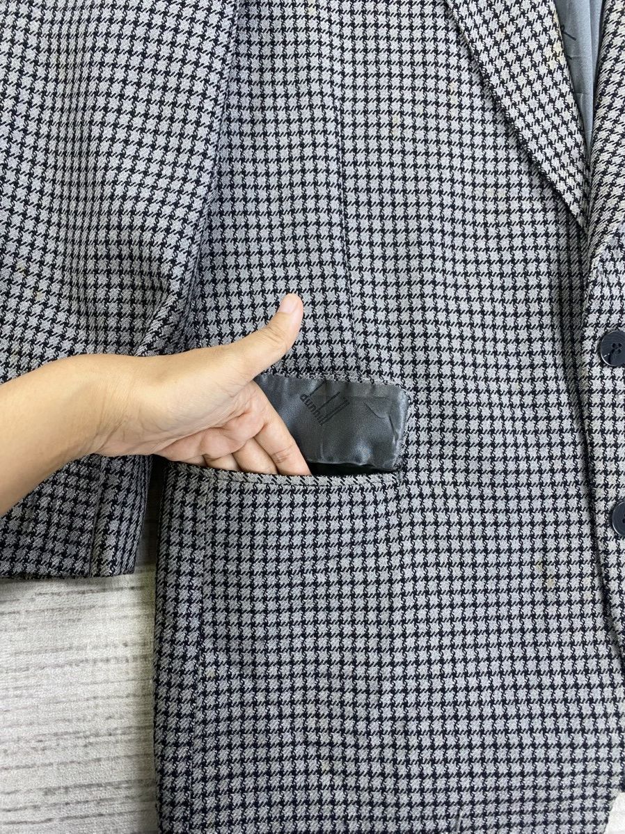 Alfred Dunhill × Japanese Brand × Vintage Vintage Dunhill Plaid Double Breasted Blazer Jacket Size US M / EU 48-50 / 2 - 7 Thumbnail