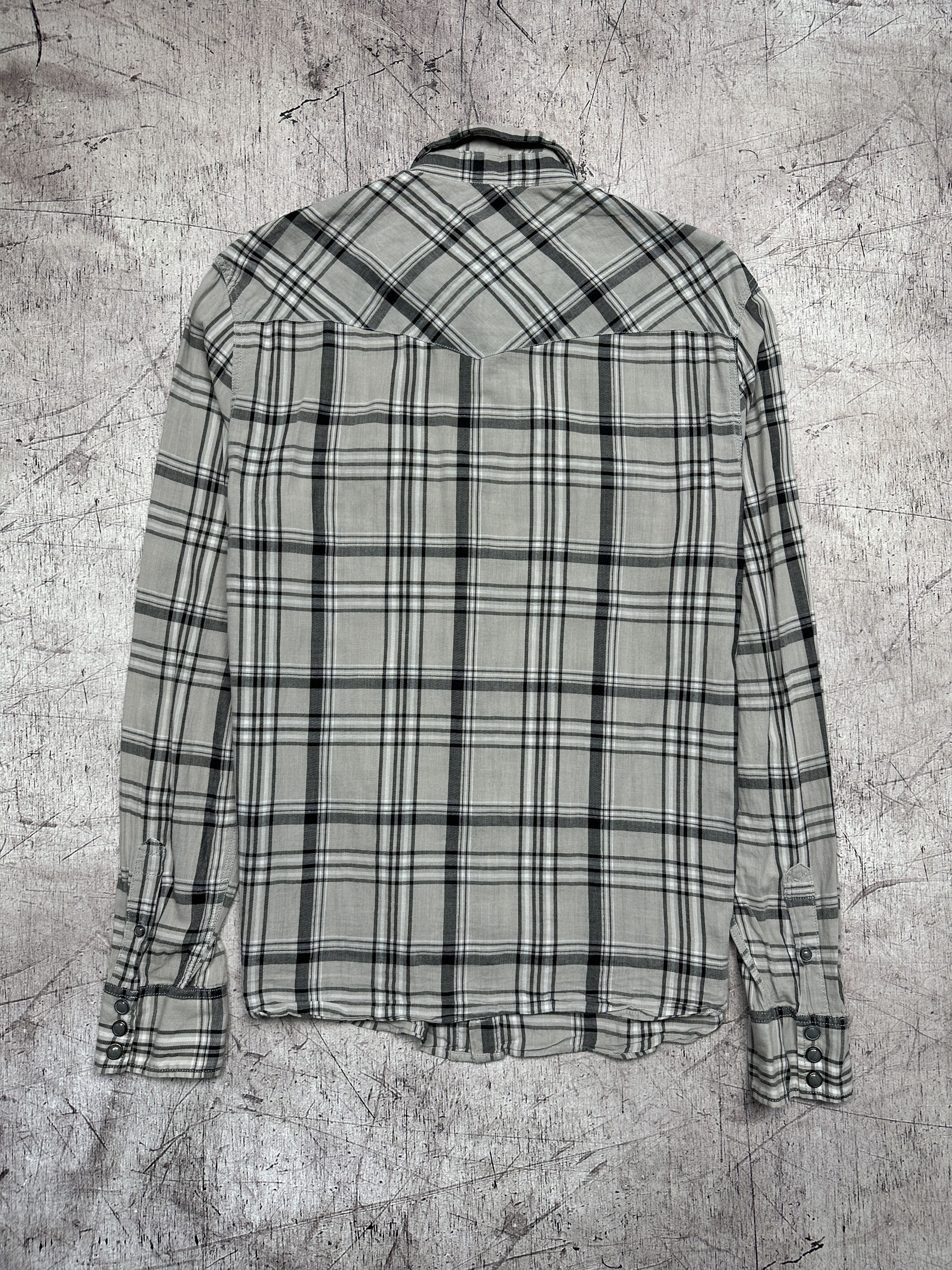 Allsaints Allsaints Vintage Faversham Mens Long Sleeve Plaid Shirt Size US S / EU 44-46 / 1 - 5 Thumbnail