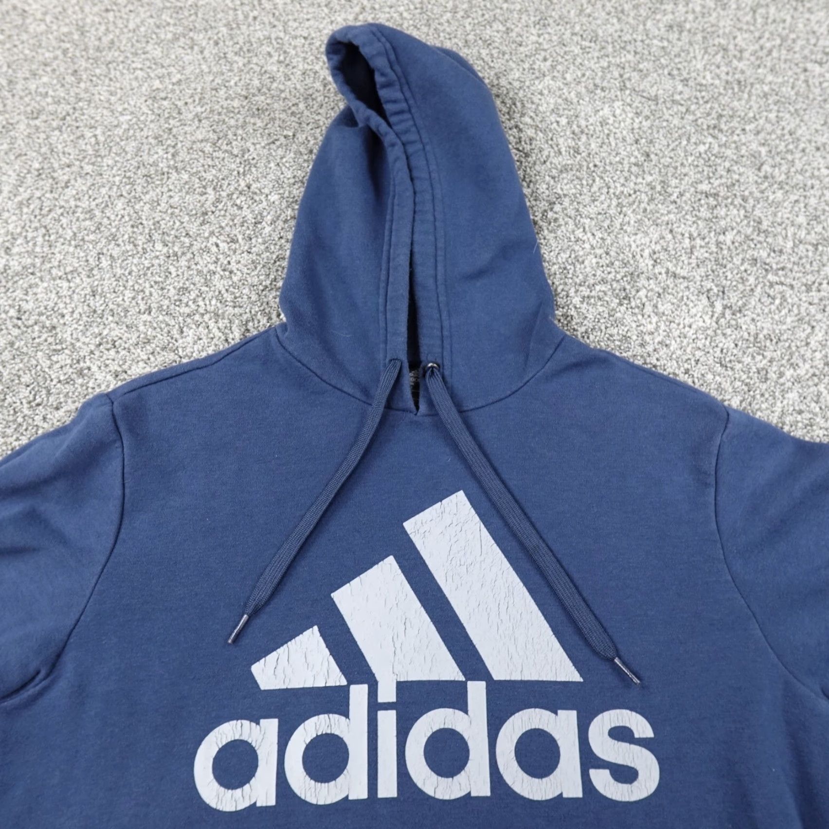 Adidas Adidas Hoodie Mens S Blue Logo Golf Pullover Sweatshirt Sweater Athletic Active Size US S / EU 44-46 / 1 - 3 Thumbnail