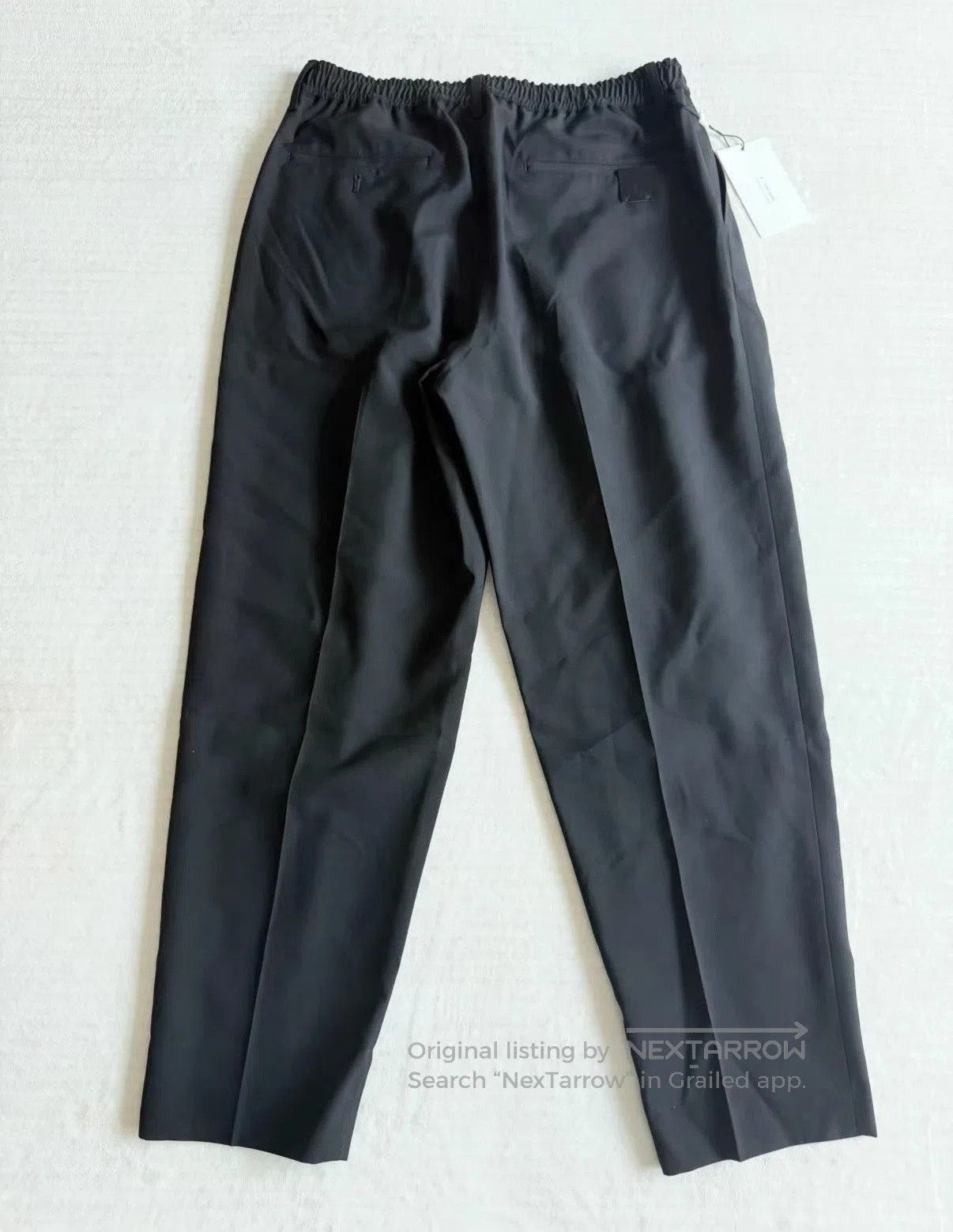 N.Hoolywood Black Casual Pants with Elastic Waist - Size 38. Size US 38 / EU 54 - 2 Thumbnail