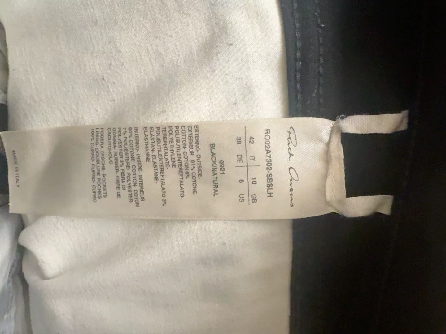 Rick Owens rick owens 21fw gethsemane tyr pants Size US 26 / EU 42 - 4 Thumbnail