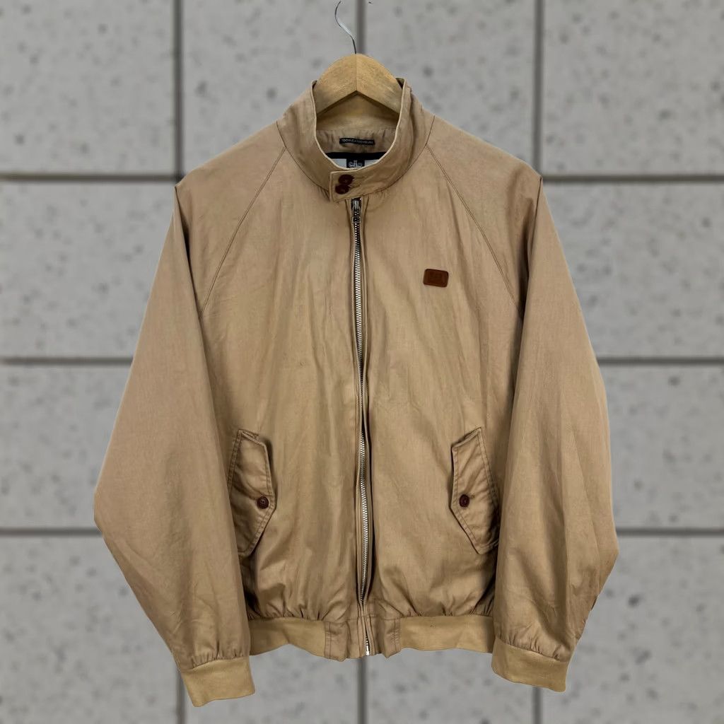 Weekend Offender Weekend Offender Jacket Mens M Beige Cotton Zip Stand-Up Collar 90s Casual Logo Zipper Reg Fit Spring Style Shirt? Size US M / EU 48-50 / 2 - 1 Thumbnail