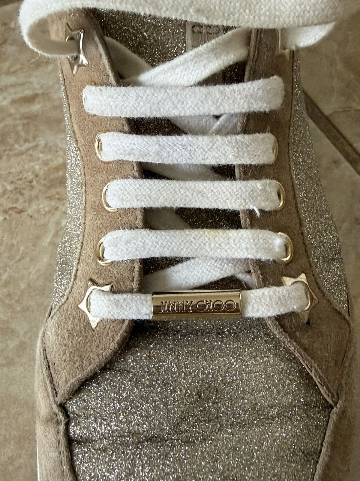 Jimmy Choo Jimmy Choo suede sneakers Size US 8.5 / IT 38.5 - 9 Thumbnail