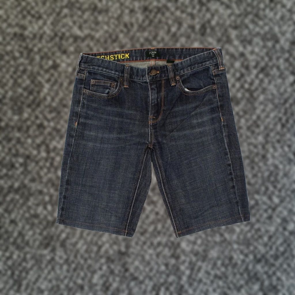 J.Crew J. CREW Womens Matchstick Denim Shorts W26 Small Blue Cotton Size 26" / US 2 / IT 38 - 1 Thumbnail